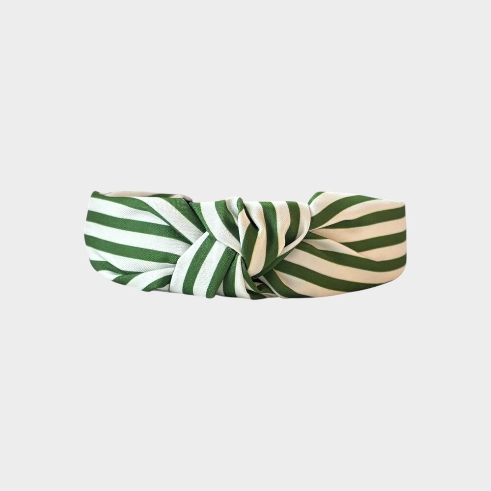 Green & White Lucky Twist